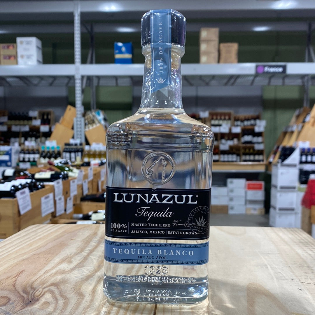 Lunazul Tequila Blanco Tequila 100% de Agave - Mexico