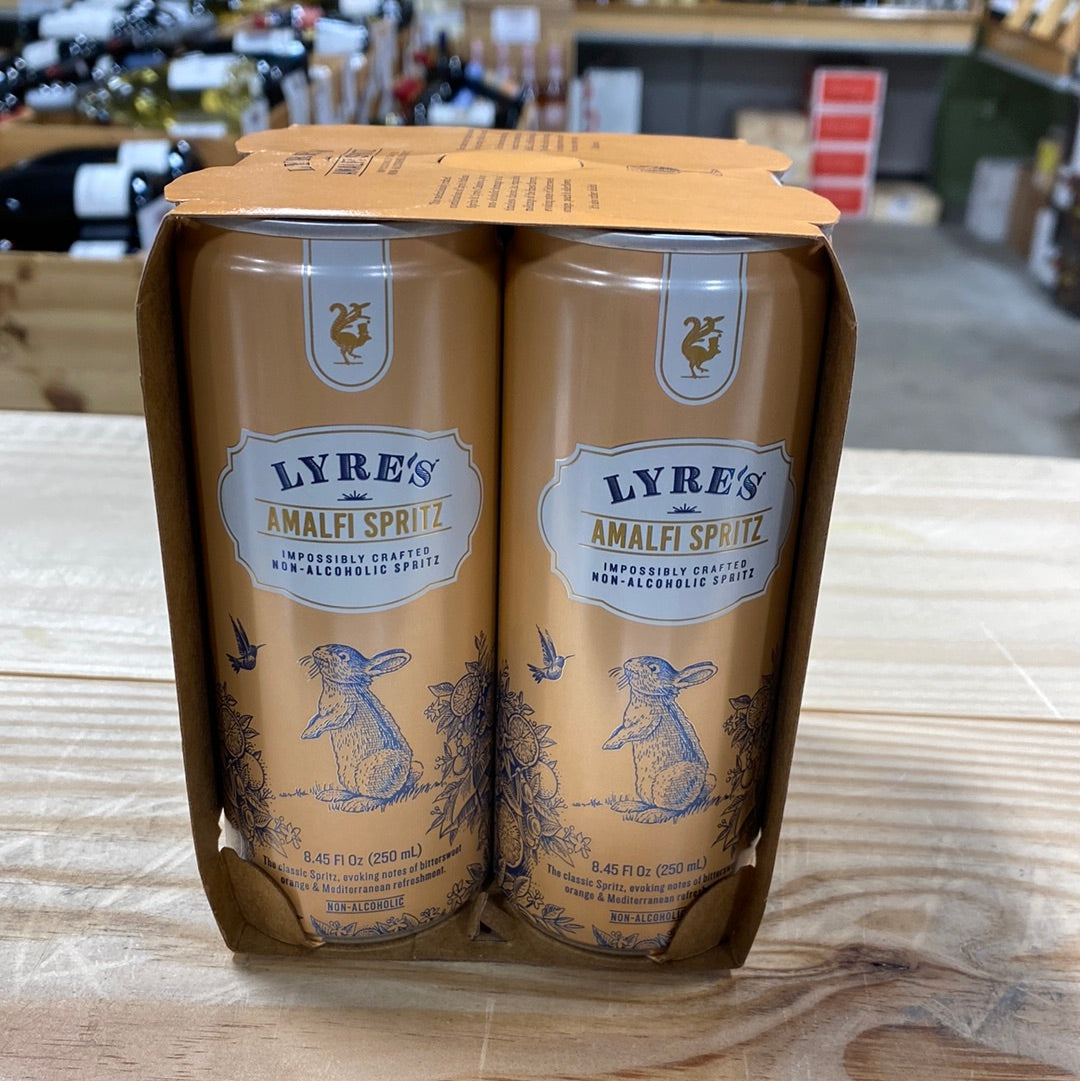 Lyre's Non Alcohol Amalfi Spritz 250ml 4 Pk Cans