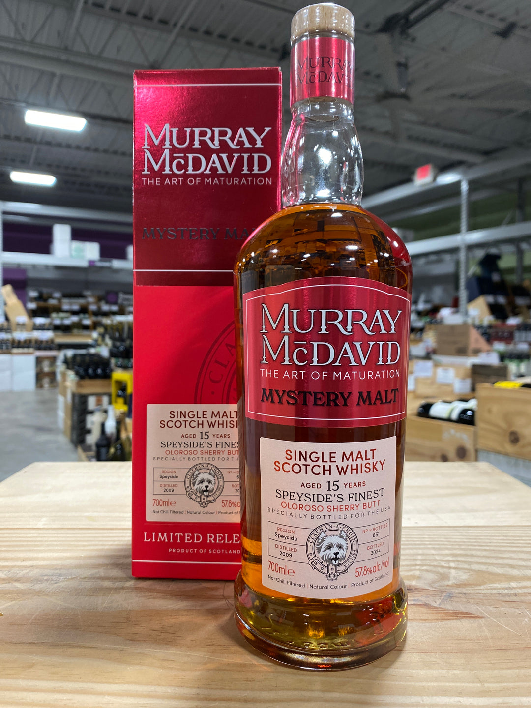 Murray McDavid 15-Year-Old Mystery Malt Single Malt Scotch Whisky – Scotland (56.7% ABV)