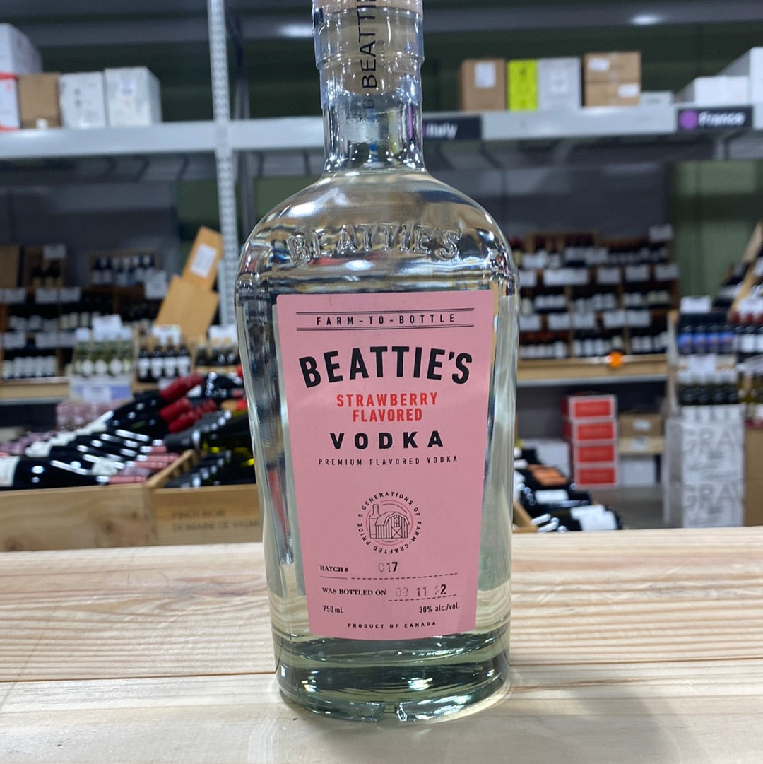 Beattie's Distillery Strawberry Potato Vodka - Ontario, Canada