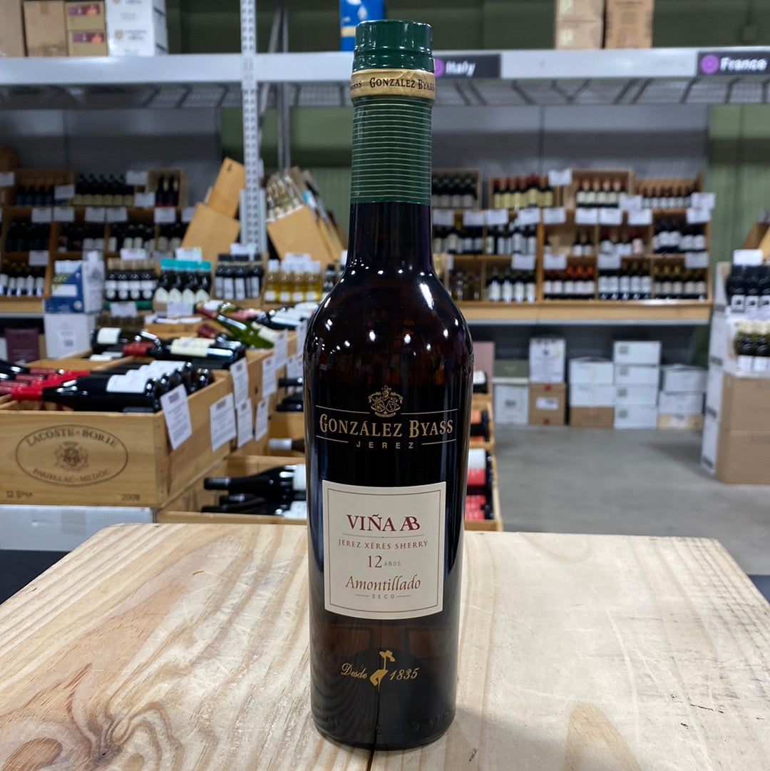 Gonzalez Byass Vina AB Amontillado Seco Jerez, Spain (Half Bottle)
