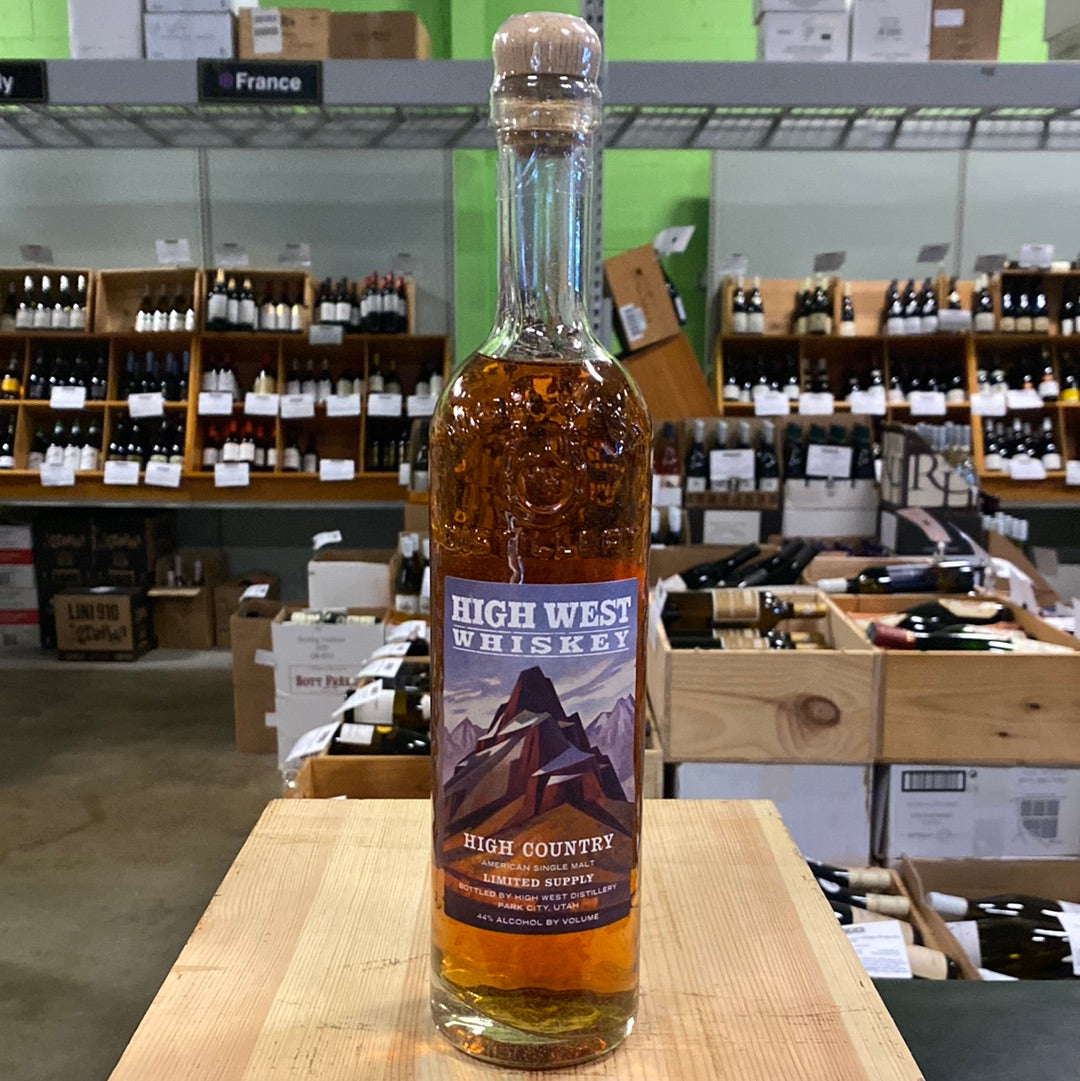 High West High Country Single Malt Whiskey - Utah, USA