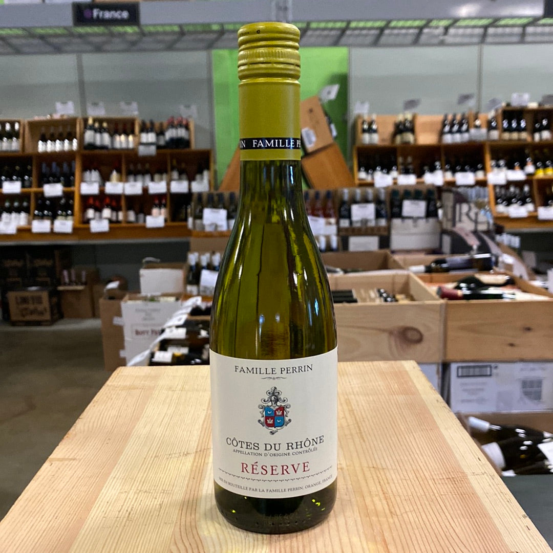 Famille Perrin Côtes du Rhône Blanc Réserve Rhône Valley, France HALF BOTTLE