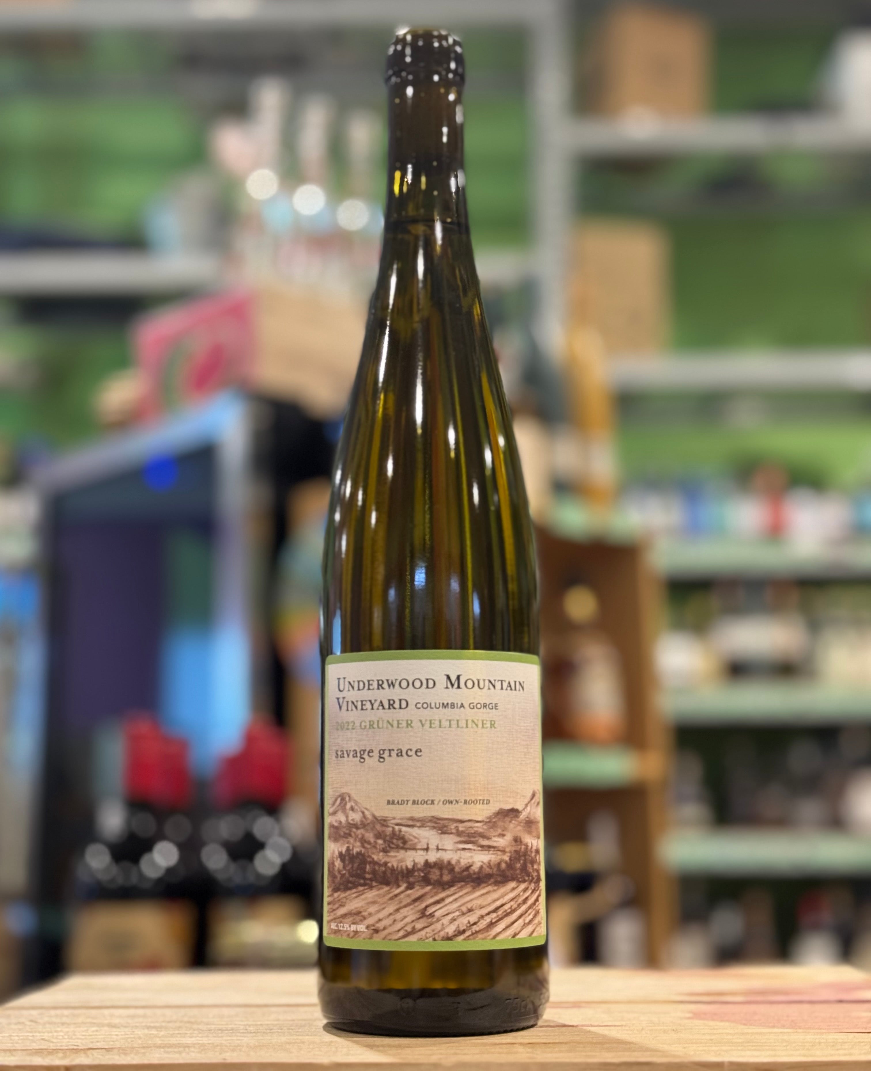 Savage Grace Grüner Veltliner Underwood Mountain Vineyard Columbia