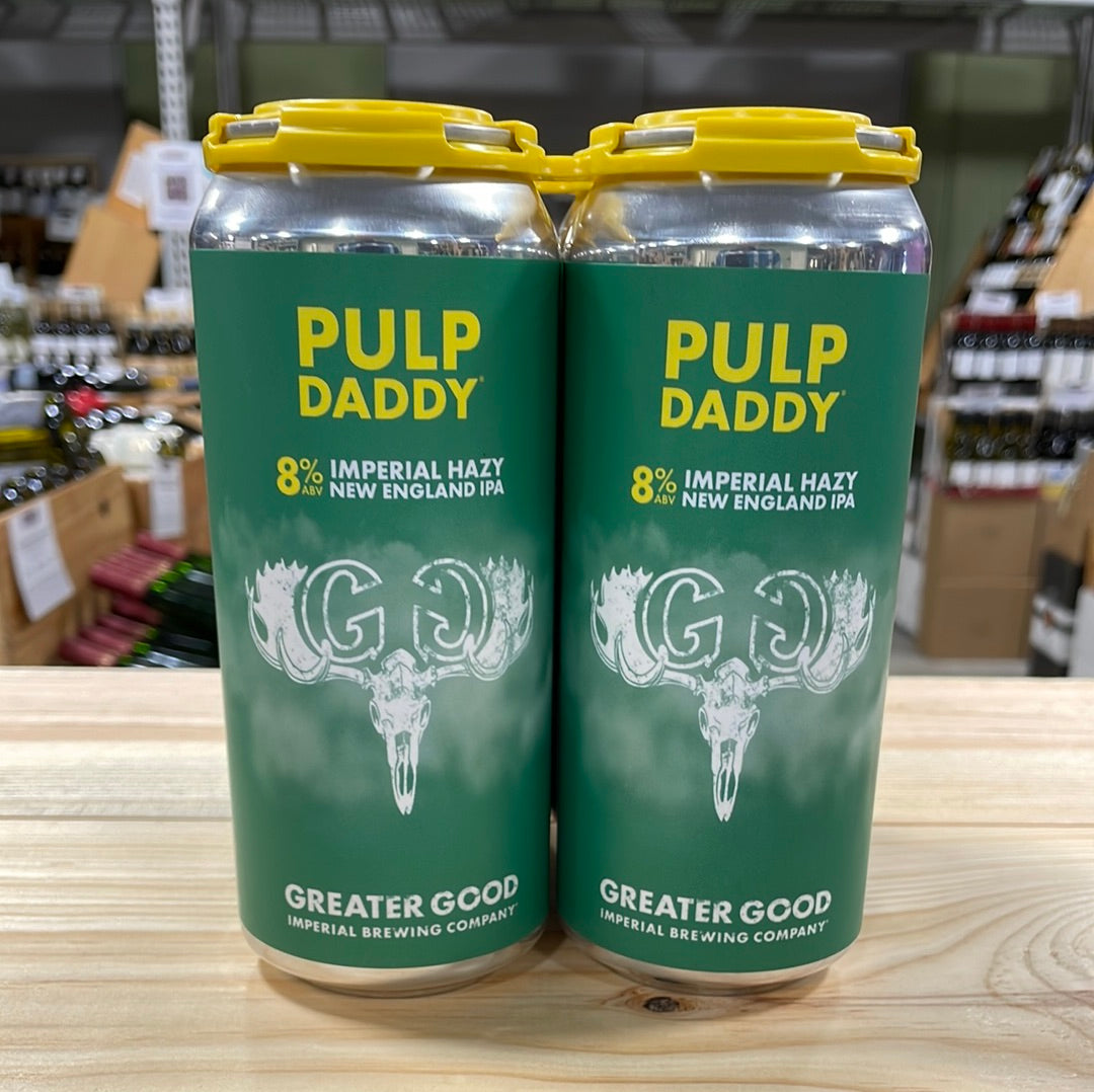 Greater Good Pulp Daddy 4pk Cans