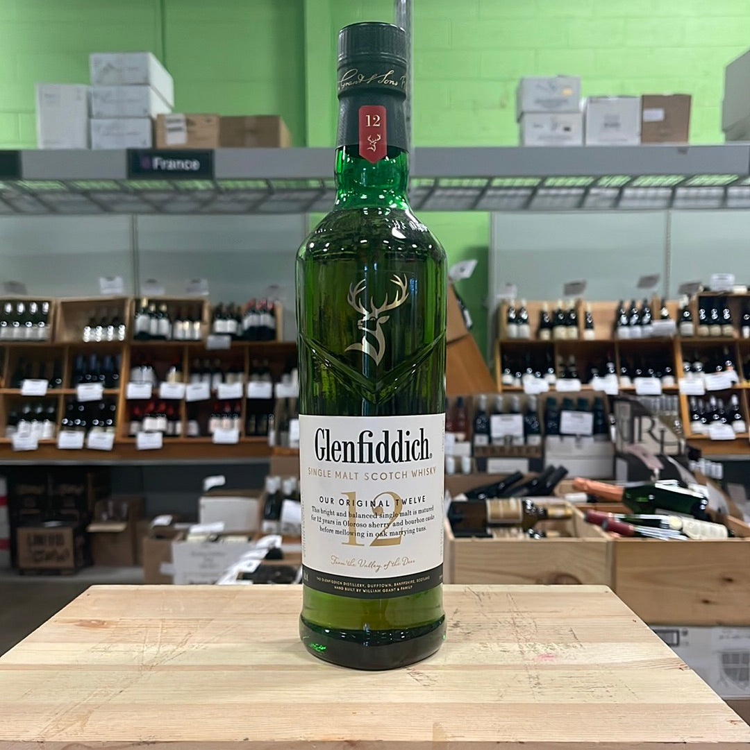 Glenfiddich 12-Year-Old Single Malt Scotch Whisky – Scotland (80 Proof)