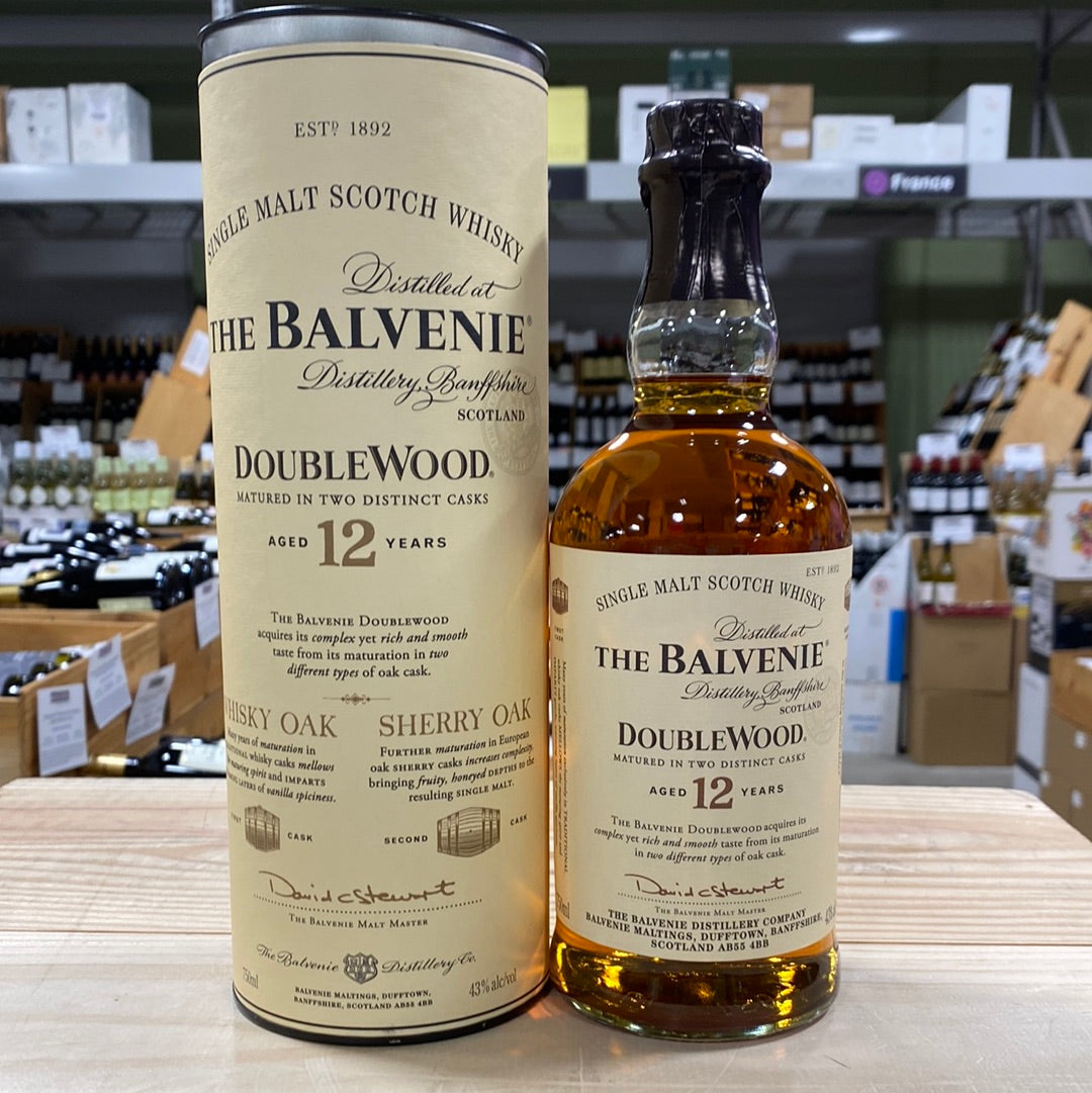 Balvenie 12-Year-Old DoubleWood Single Malt Scotch Whisky – Scotland (80 Proof)