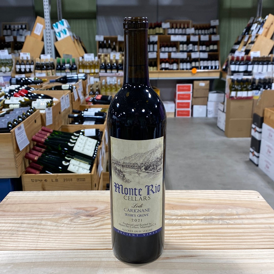 Monte Rio Cellars Carignane Jessie's Grove Lodi, CA – Bin Ends