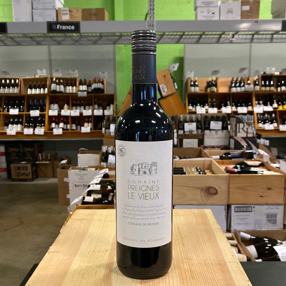 Domaine Preignes le Vieux, Coteaux de Béziers Réserve Du Domaine Rouge - Languedoc, France