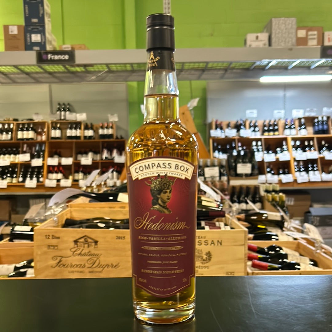 Compass Box Hedonism Blended Grain Scotch Whisky – Scotland (86 Proof)