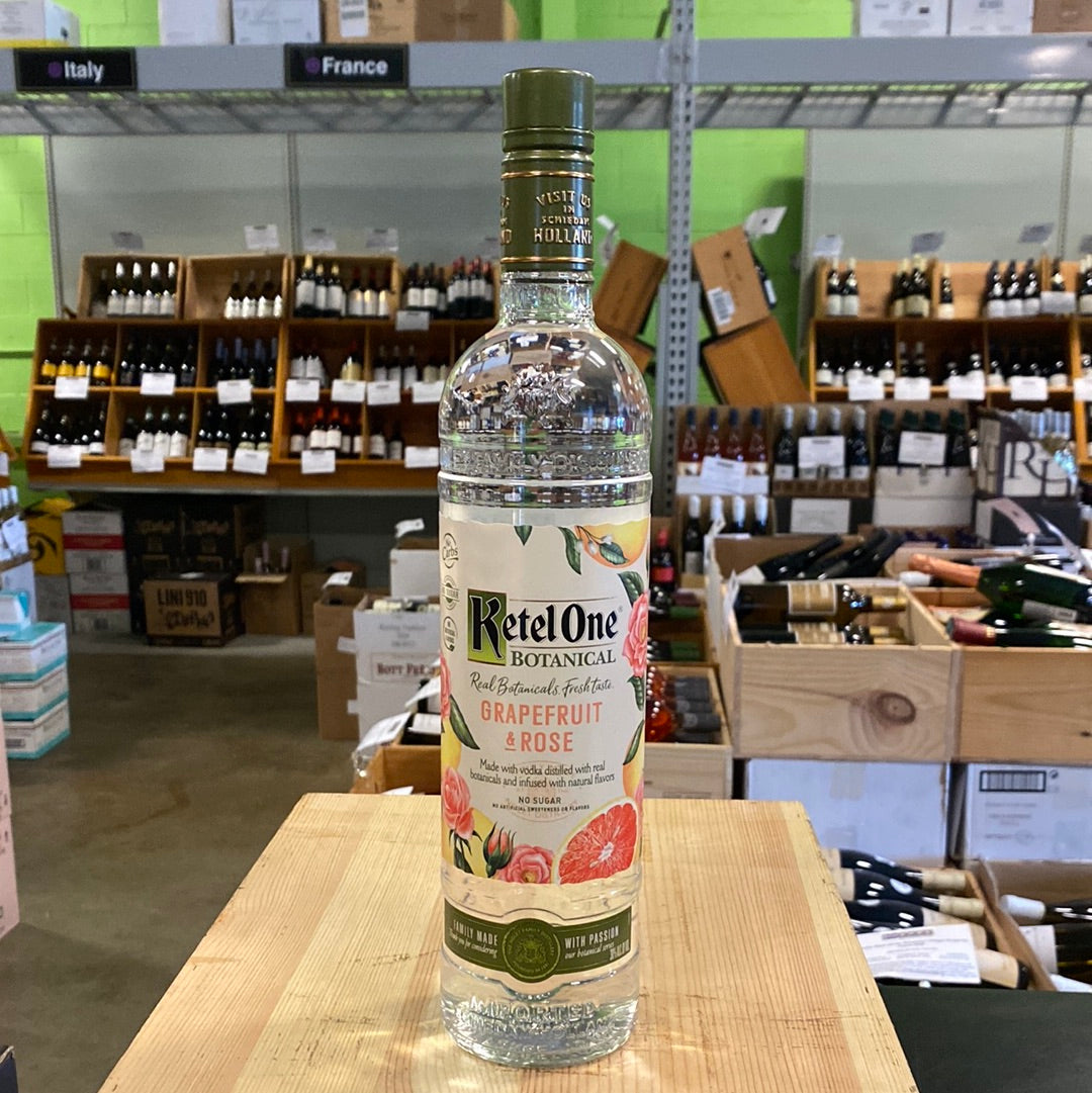 Ketel One Vodka Botanical Grapefruit Rose Petal – Bin Ends