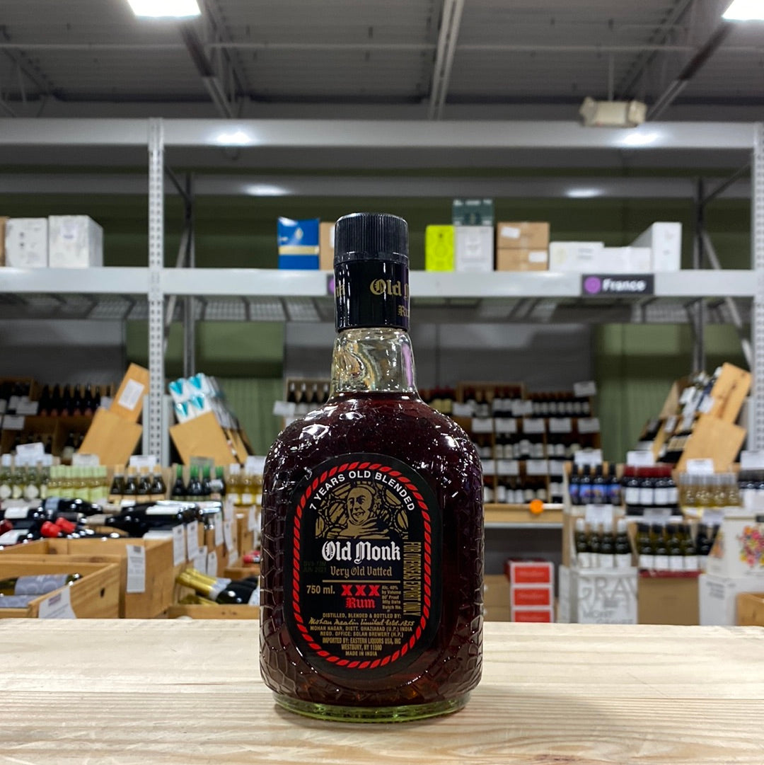 Old Monk 7 Year Old Blended Dark Rum - India