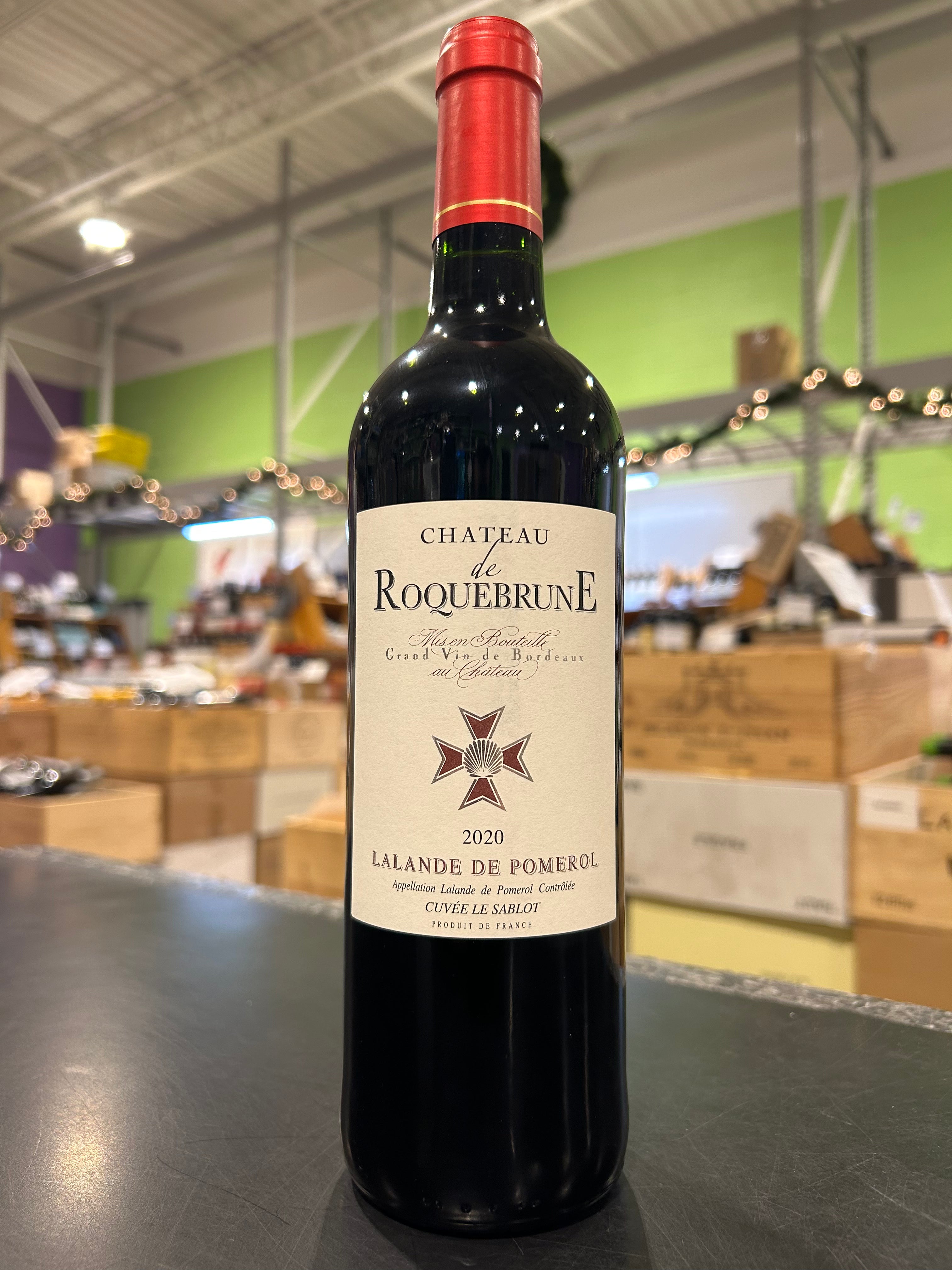 フランス語版　UN POINT ROUGE Château de Roquebrune Lalande-de-Pomerol Bordeaux, France – Bin