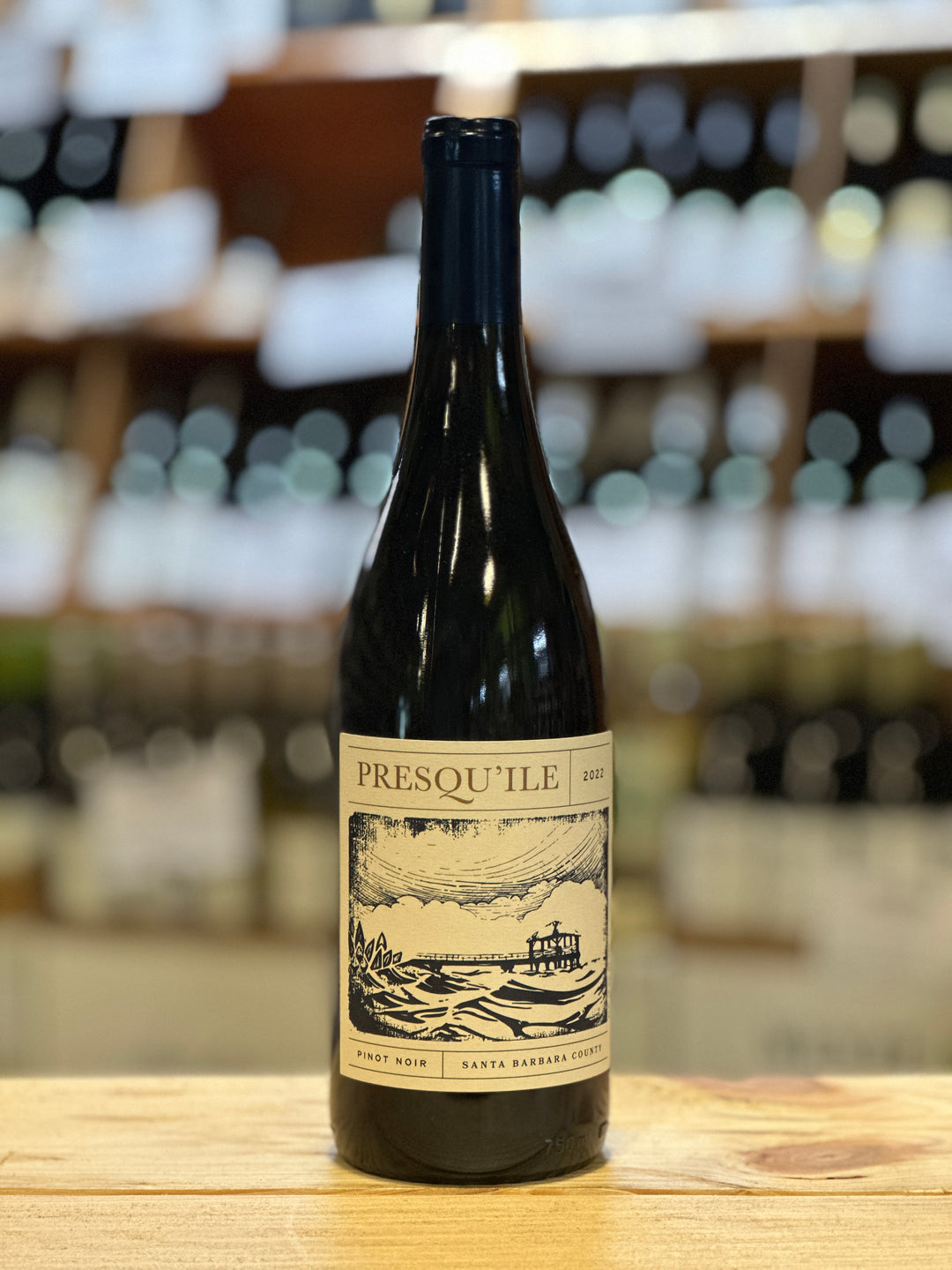 Presqu'ile Winery Pinot Noir Santa Barbara County CA USA