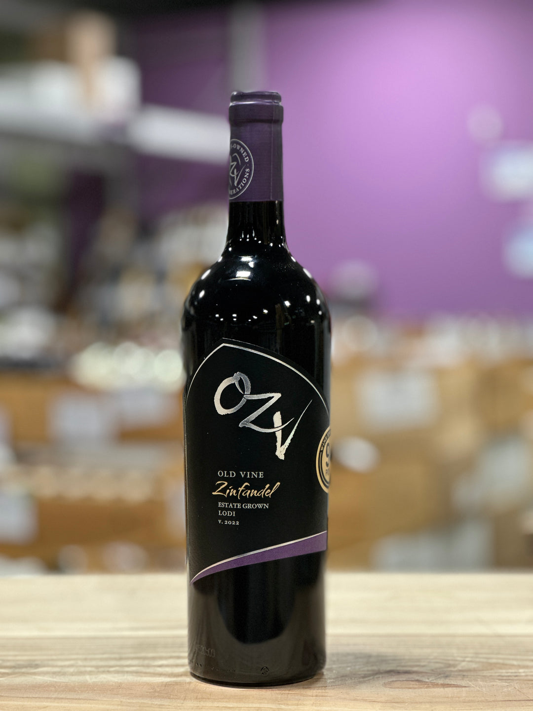 QQ10 Oak Ridge OZV Estate Grown Zinfandel Lodi, California