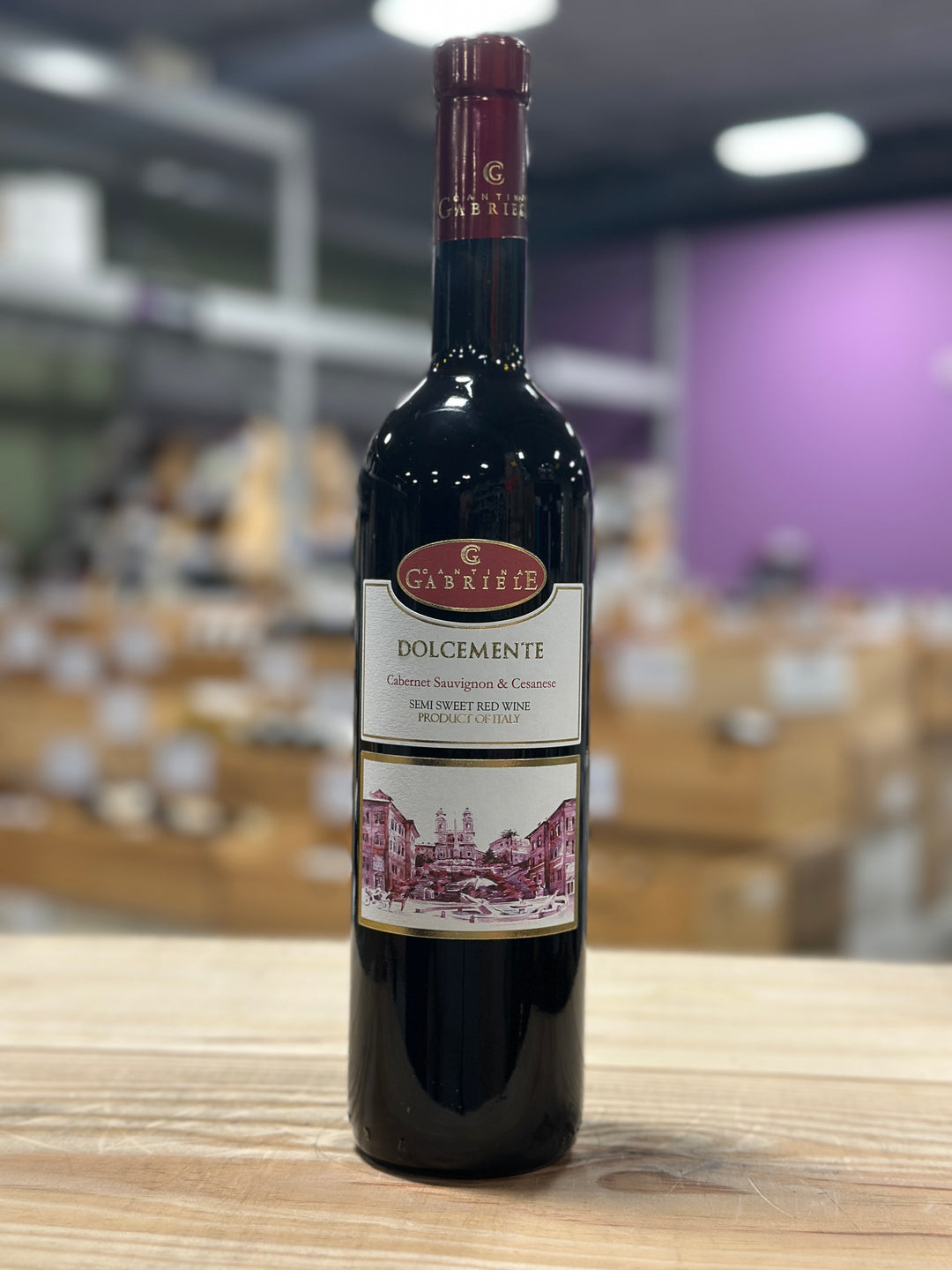 Cantina Gabriele Dolcemente Rosso (Mevushal/Kosher for Passover) Lazio, Italy