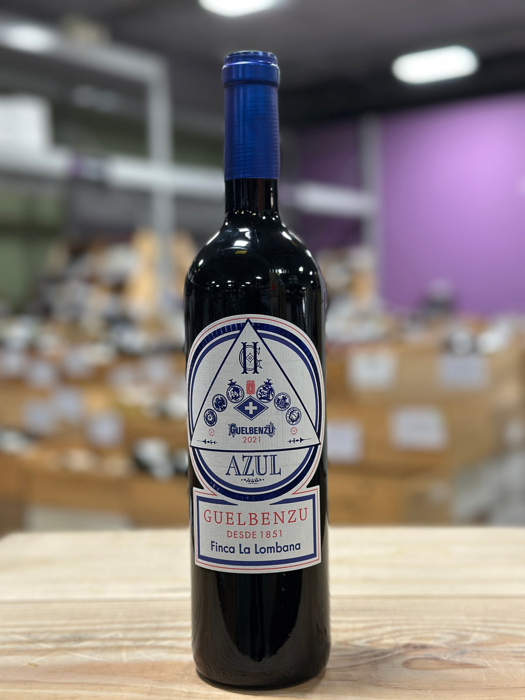 Guelbenzu Azul Finca La Lombana Vino de la Tierra de Ribera del Queiles, Spain