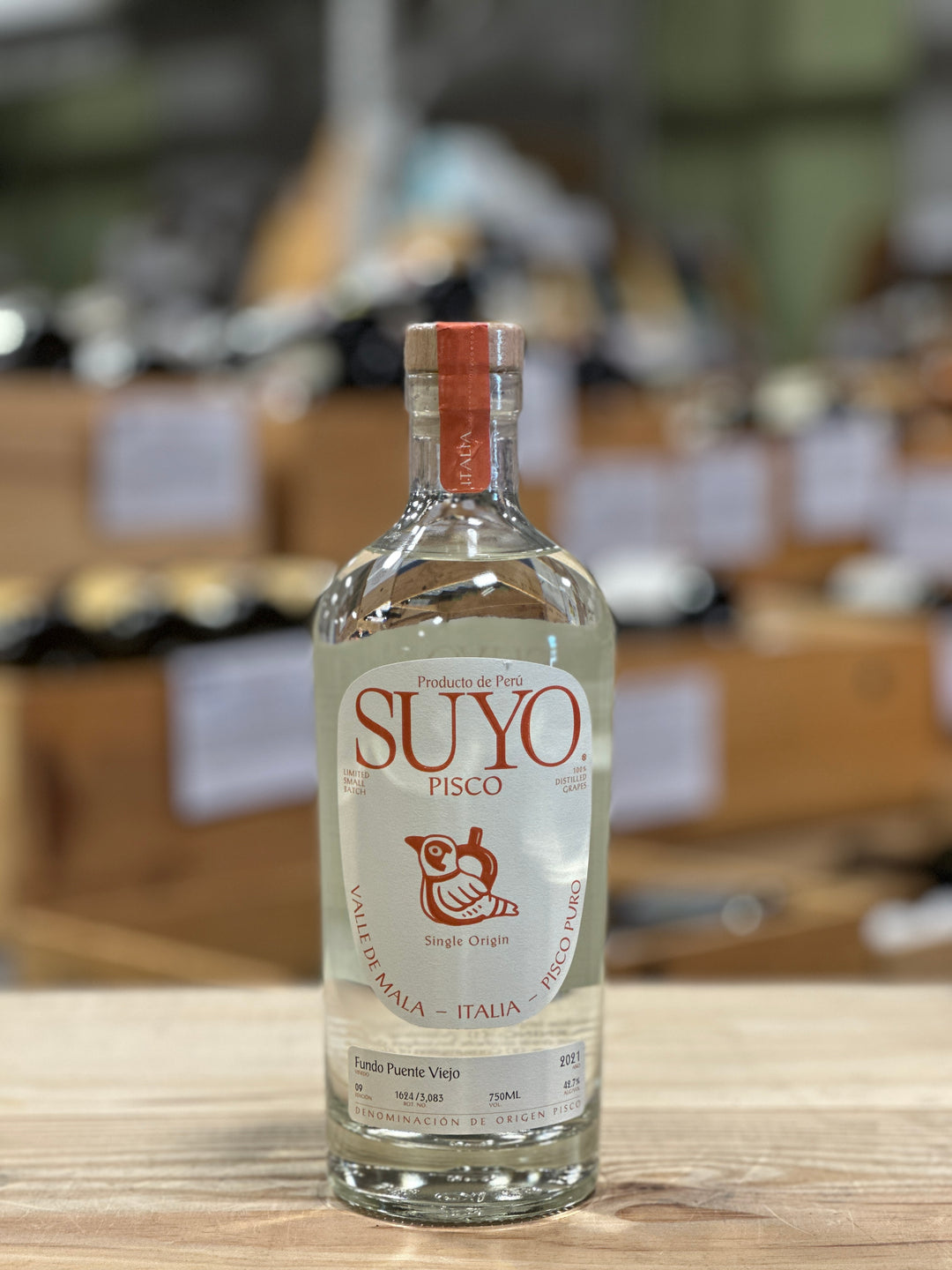 Suyo Pisco Peru Quebranta Single Origin