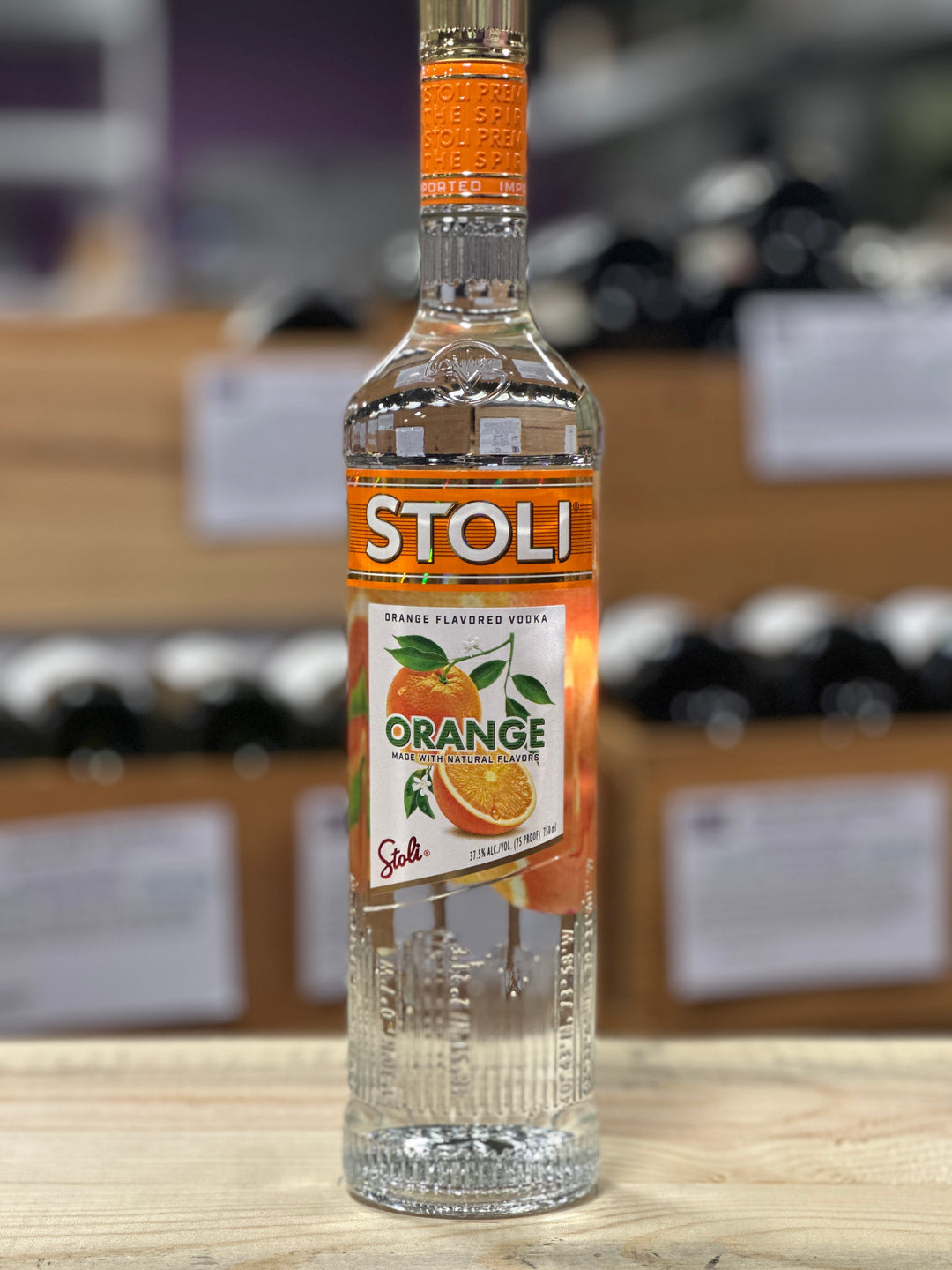 Stoli Premium Orange Vodka Latvia