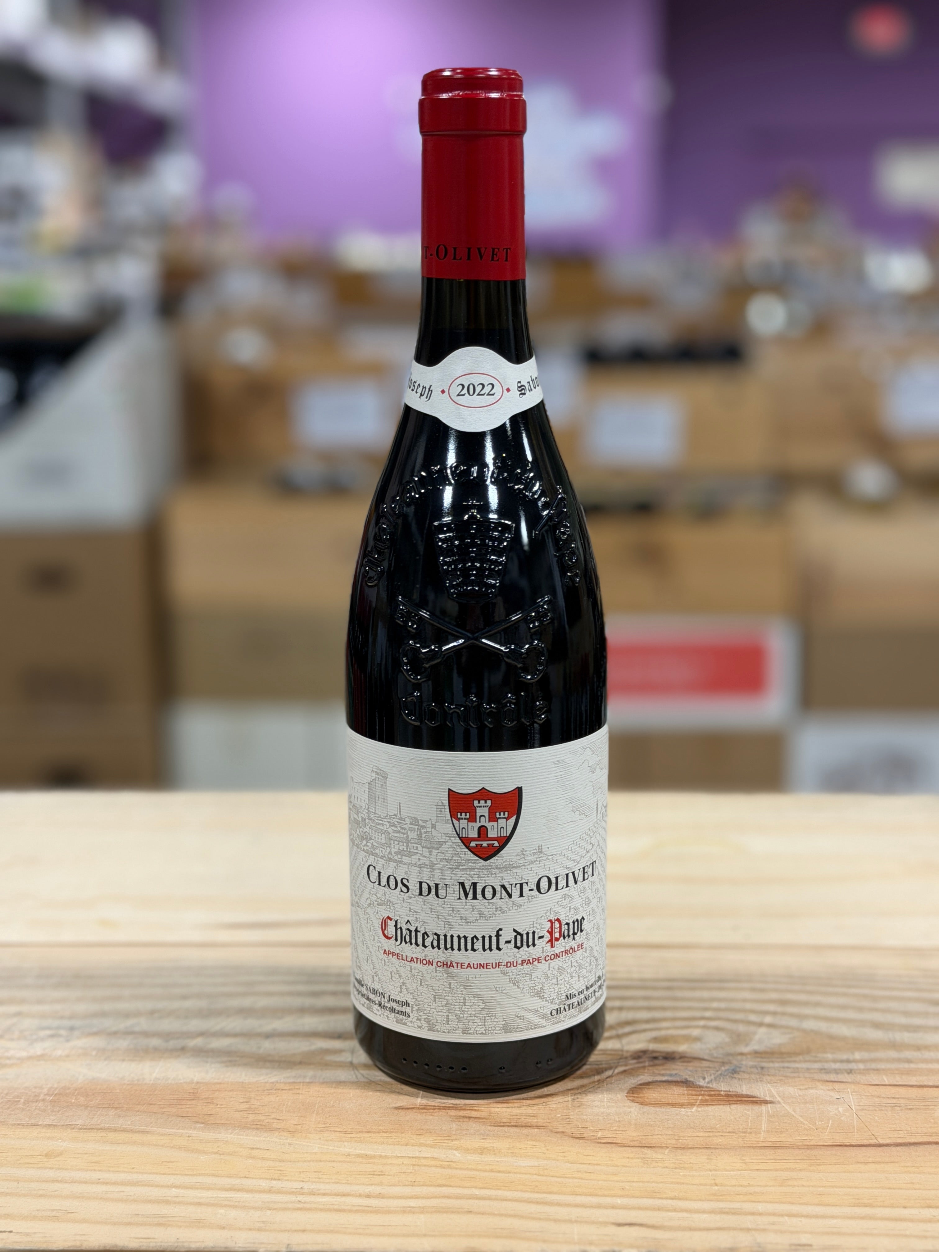 Clos du Mont-Olivet Chateauneuf du Pape Rhône Valley, France – Bin