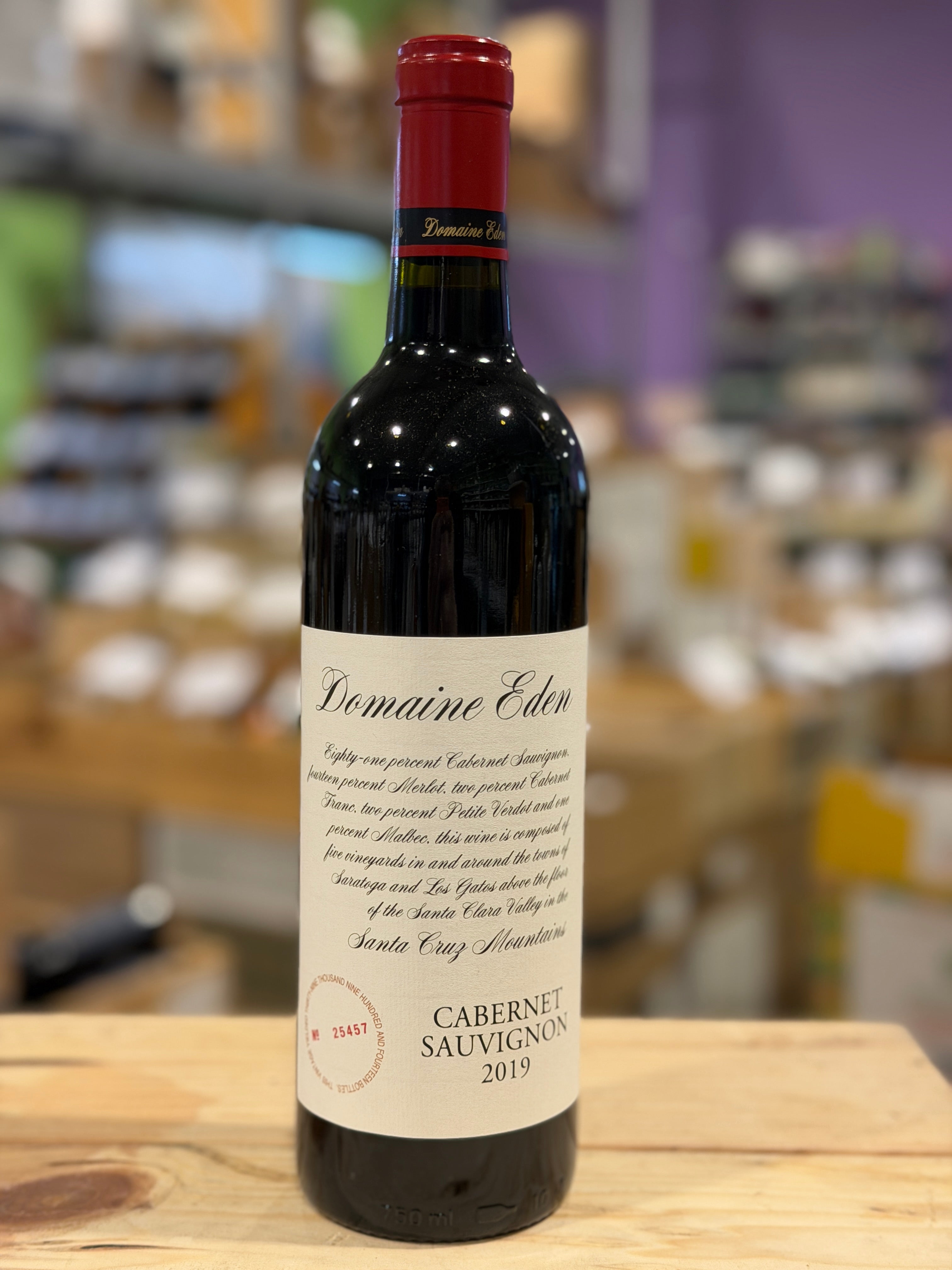 Domaine Eden Cabernet Sauvignon Santa Cruz Mountains, CA – Bin