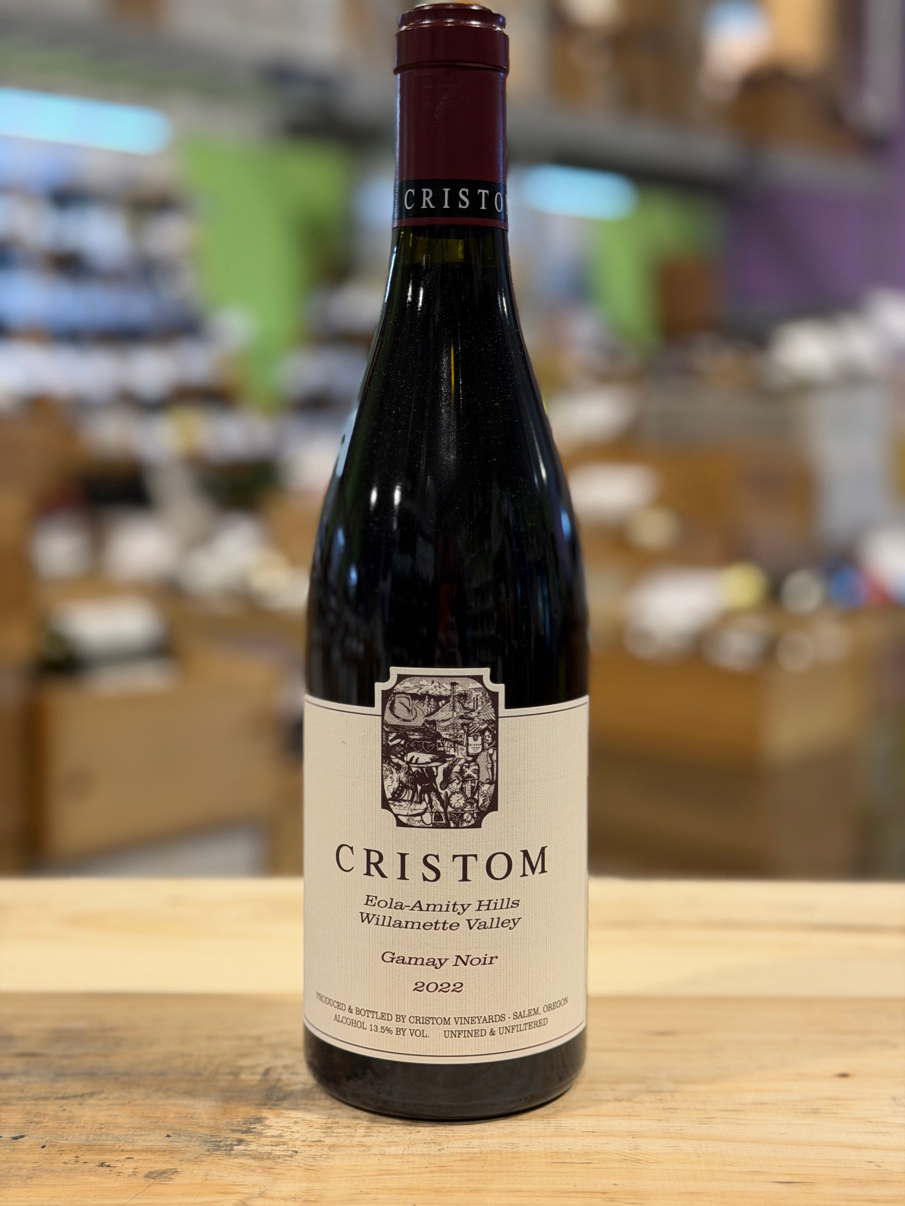 Cristom Vineyards Gamay Noir Eola-Amity Hills Willamette Valley