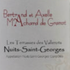 Domaine Bertrand Machard de Gramont Nuits St Georges “le Terrasses des Vallerots” Burgundy, France