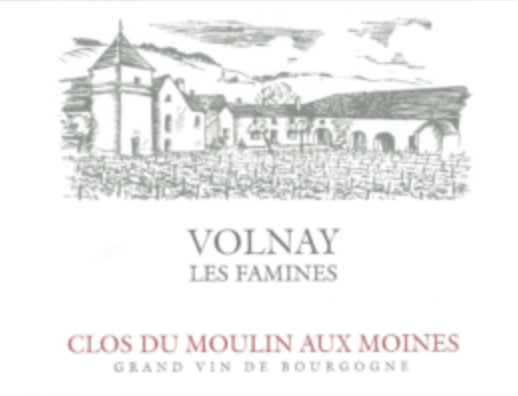 Clos du Moulin aux Moines Volnay "Les Famines" Cotes de Beaune, Burgundy France