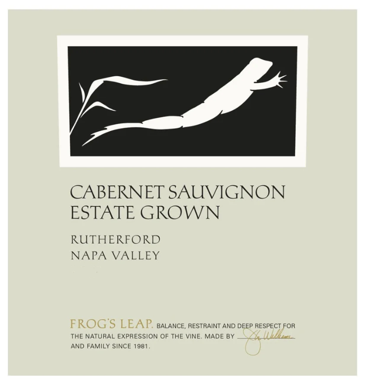 Frog's Leap Winery Estate Grown Cabernet Sauvignon Rutherford Napa Valley, CA MAGNUM