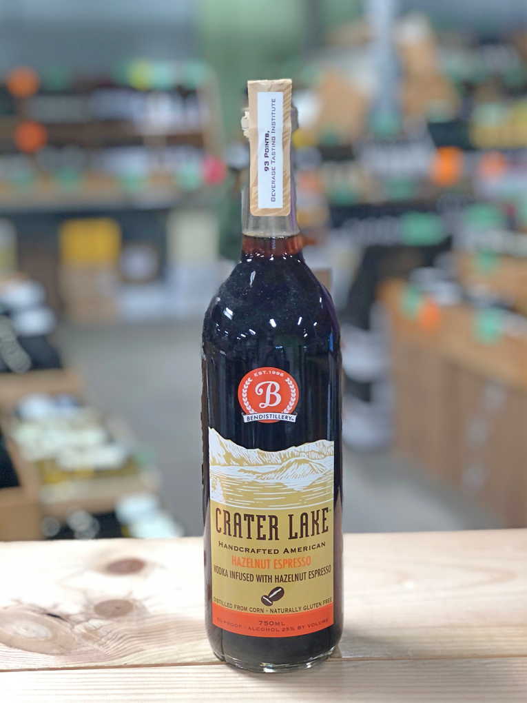 Crater Lake Hazelnut-Espresso Vodka