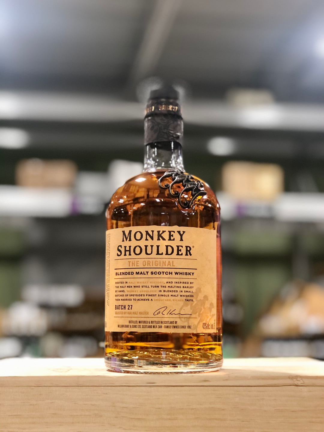 Monkey Shoulder Blended Malt Scotch Whisky – Scotland (86 Proof)