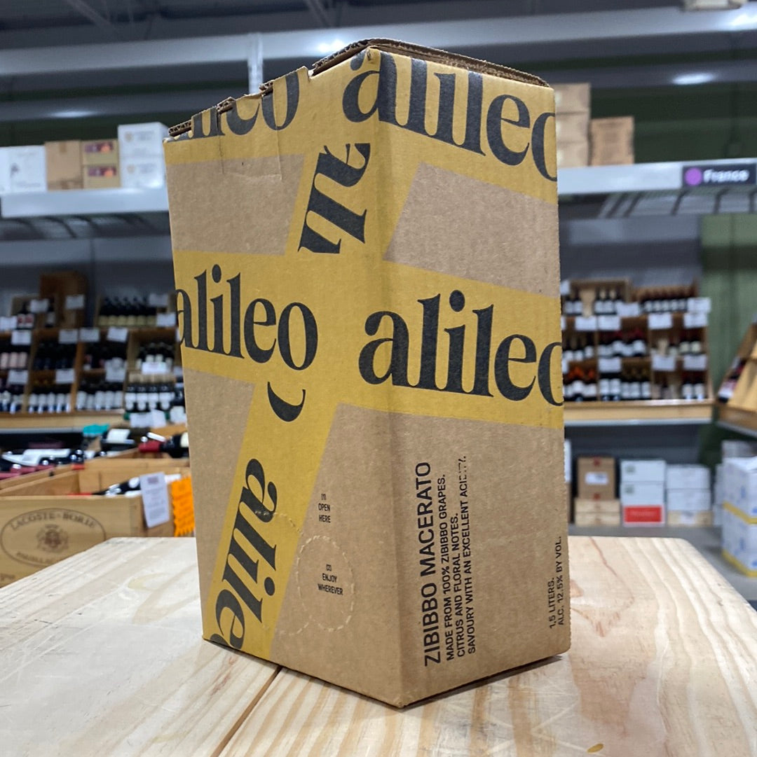 Alileo Zibbibo Macerato- Sicily, Italy 1.5L Bag In Box