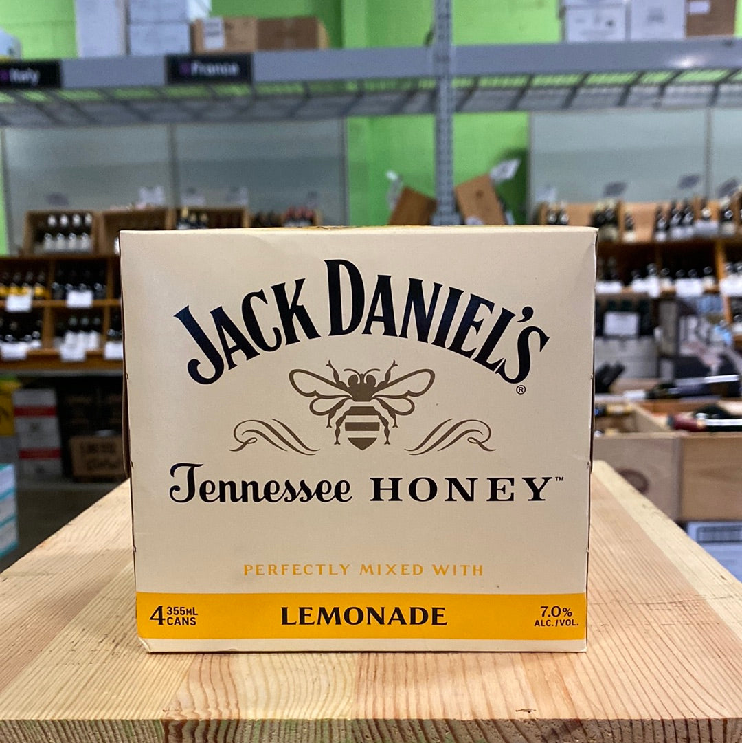 Jack Daniels Honey & Lemonade 4/12 oz Cans