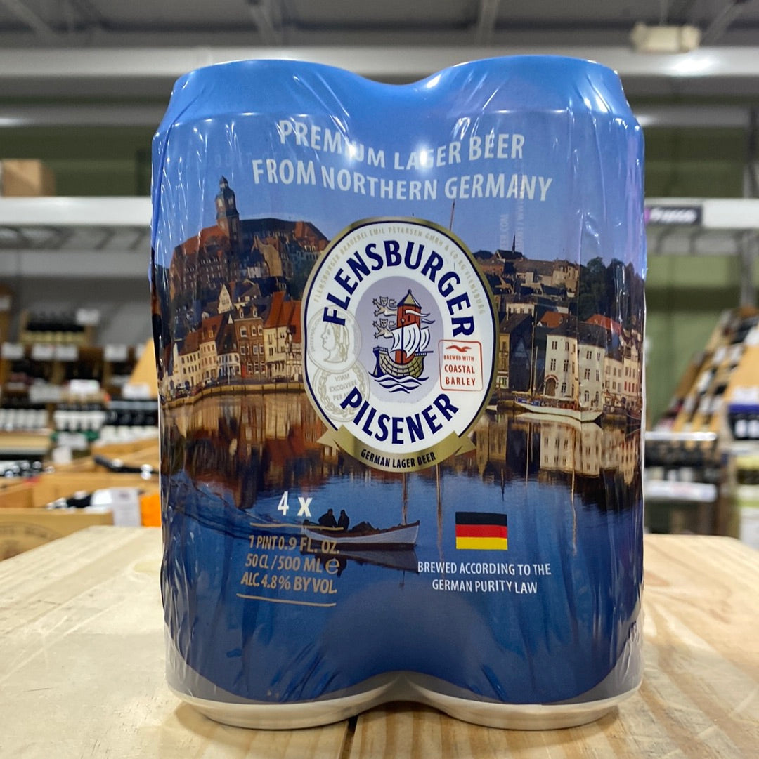 Flensburger Pilsner 4 Pack Cans