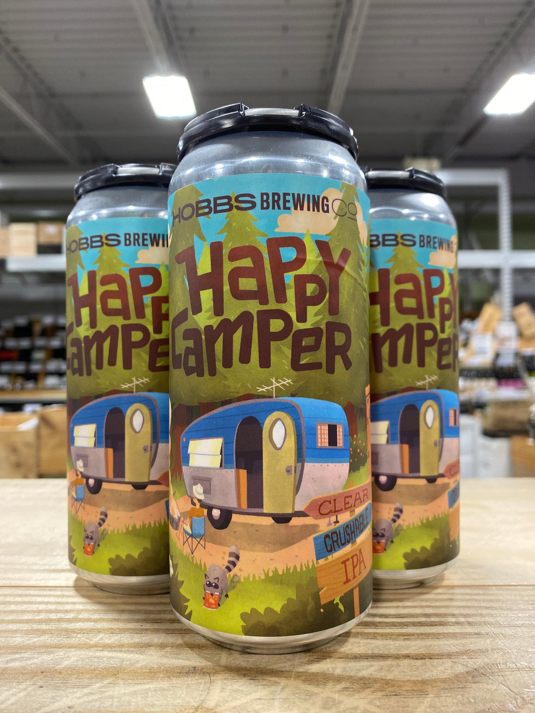 Hobbs Brewing Happy Camper Crushible IPA