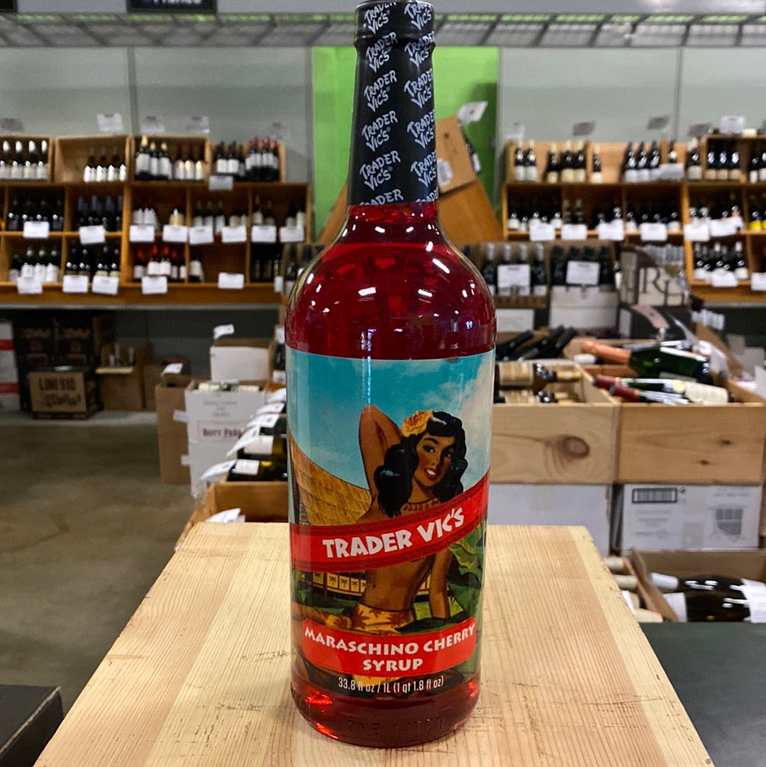 Trader Vic's Maraschino Cherry Syrup 1.0 Liters – Bin Ends