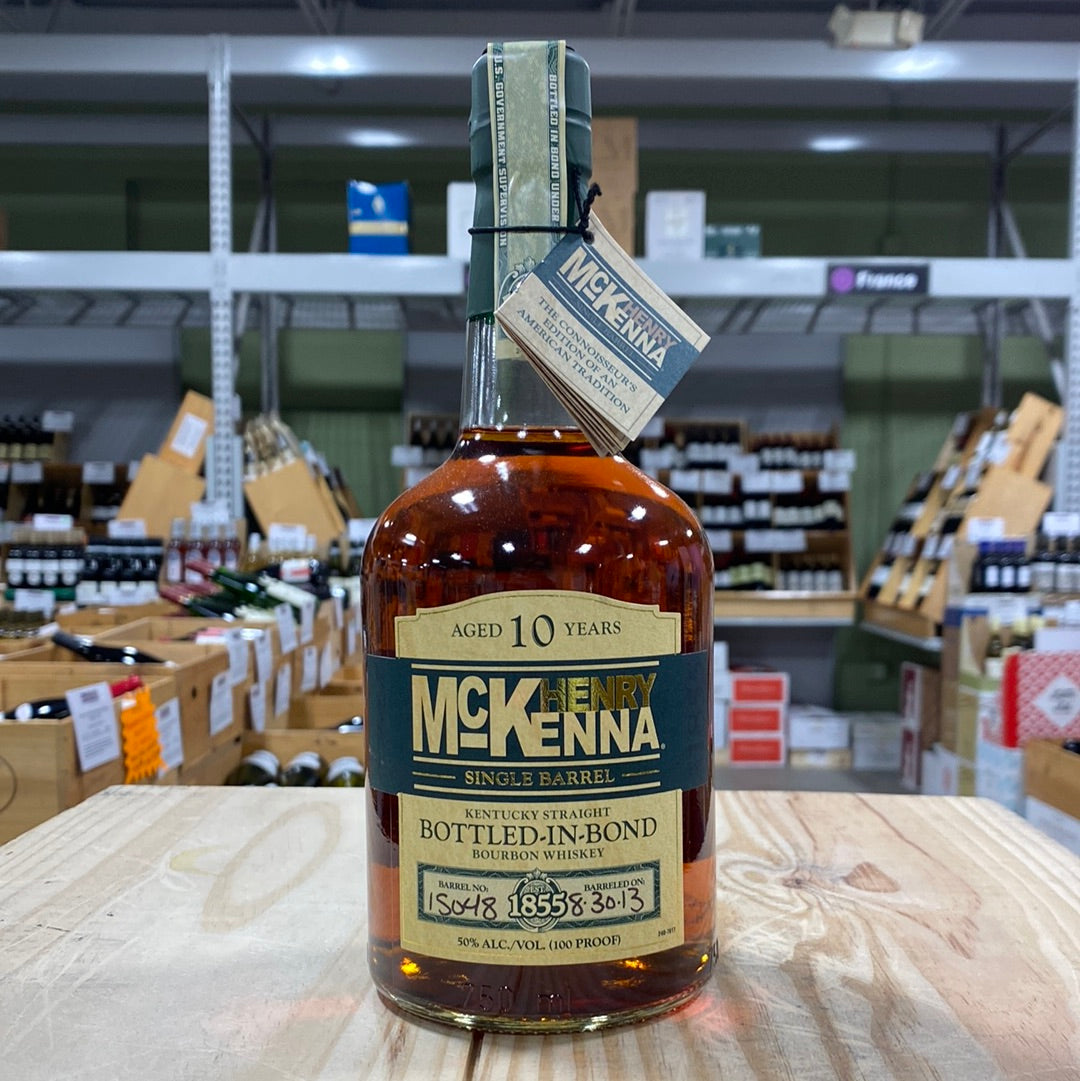 Henry McKenna Single Barrel Bottled In Bond 10 Year Kentucky Straight Bourbon