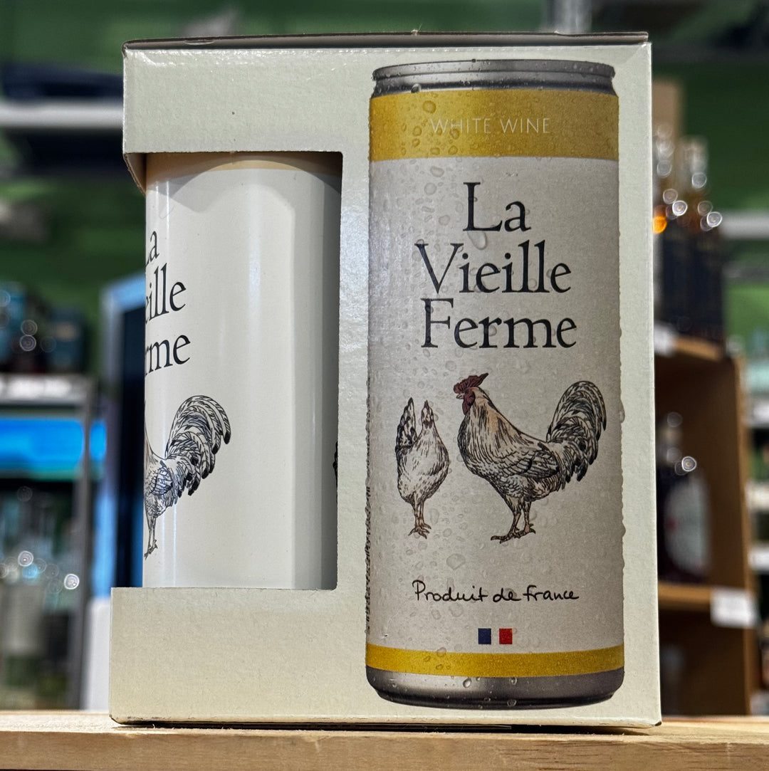 La Vieille Ferme Ventoux Blanc Rhône Valley, France (4pk Cans)