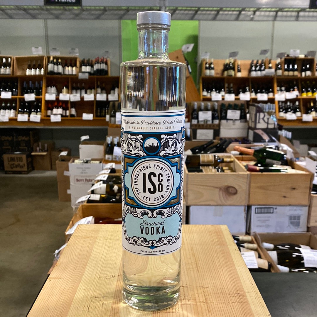 The Industrious Spirit Company, Structural Straight Vodka- Rhode Island, USA