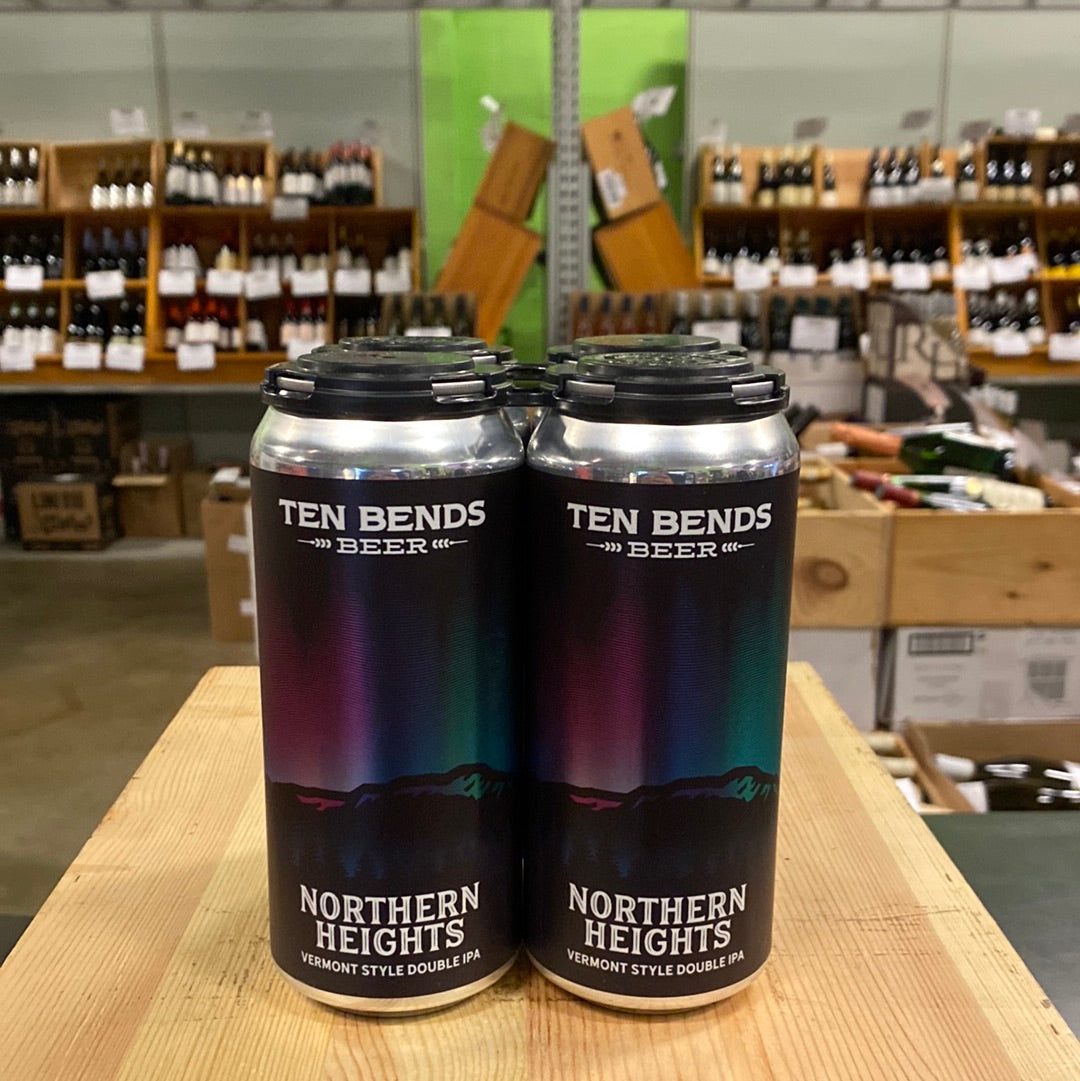 Ten Bends Beer Northern Heights DIPA 16oz/4pk