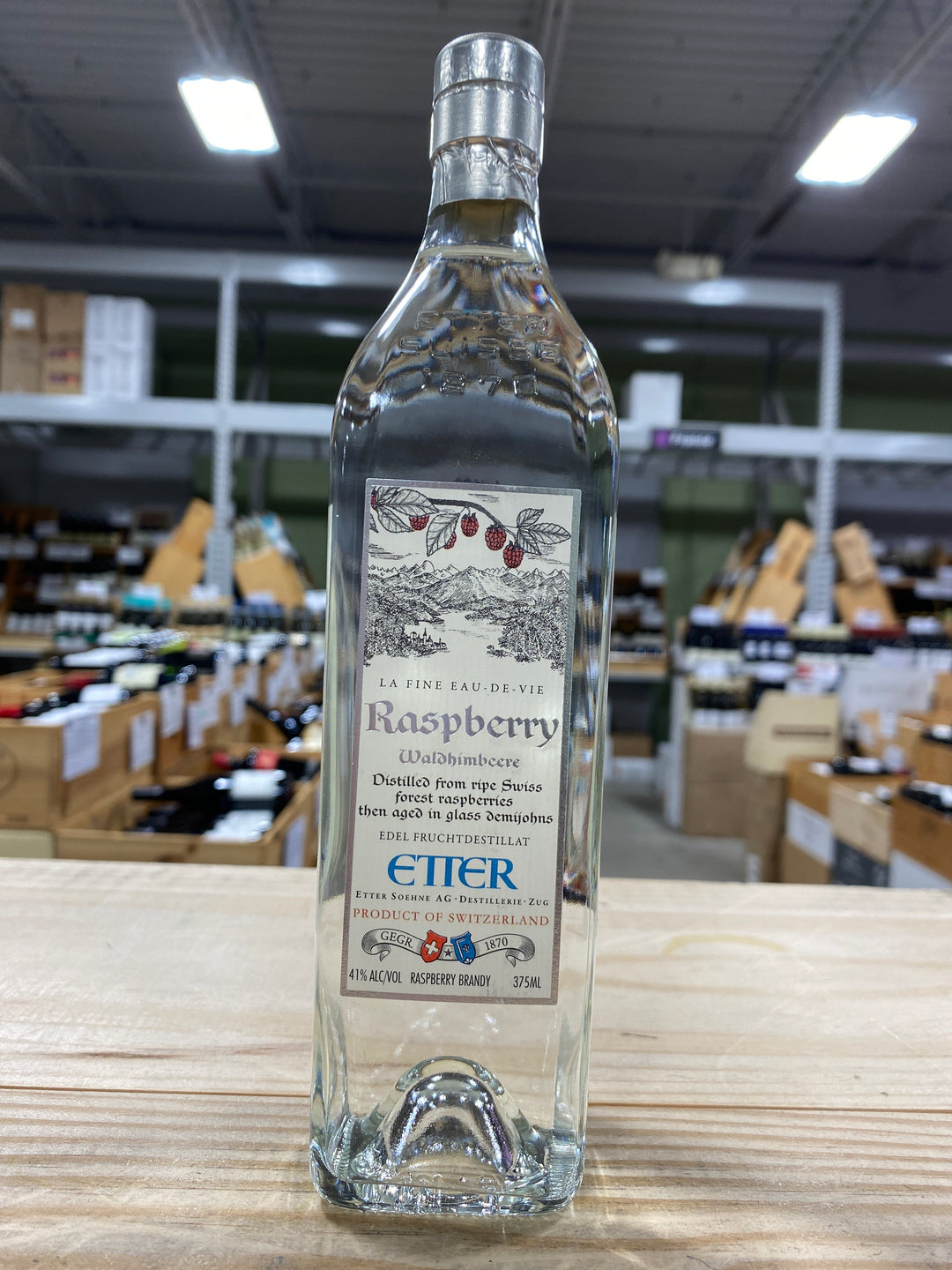 Distillerie Etter Wald-Himbeere Eau-de-Vie, Switzerland (375ml)