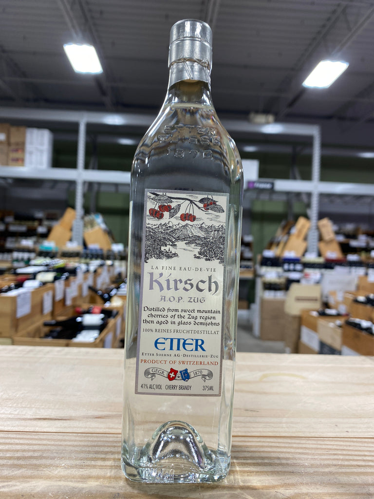 Distillerie Etter Kirsch Eau-de-Vie AOP Zug, Switzerland (375ml