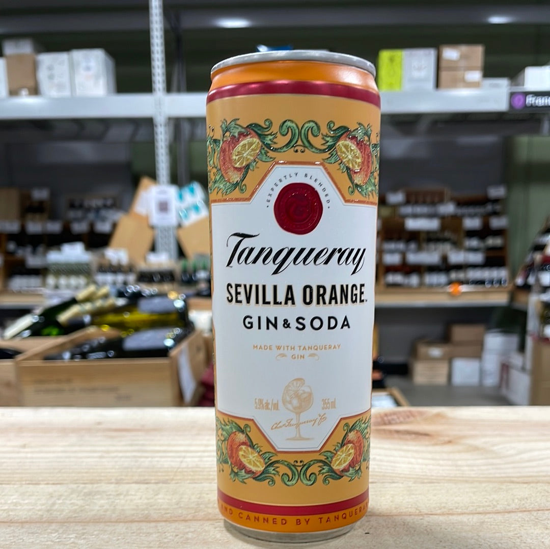 Tanqueray Servilla Orange Gin / Soda SINGLE CAN !!!!!!