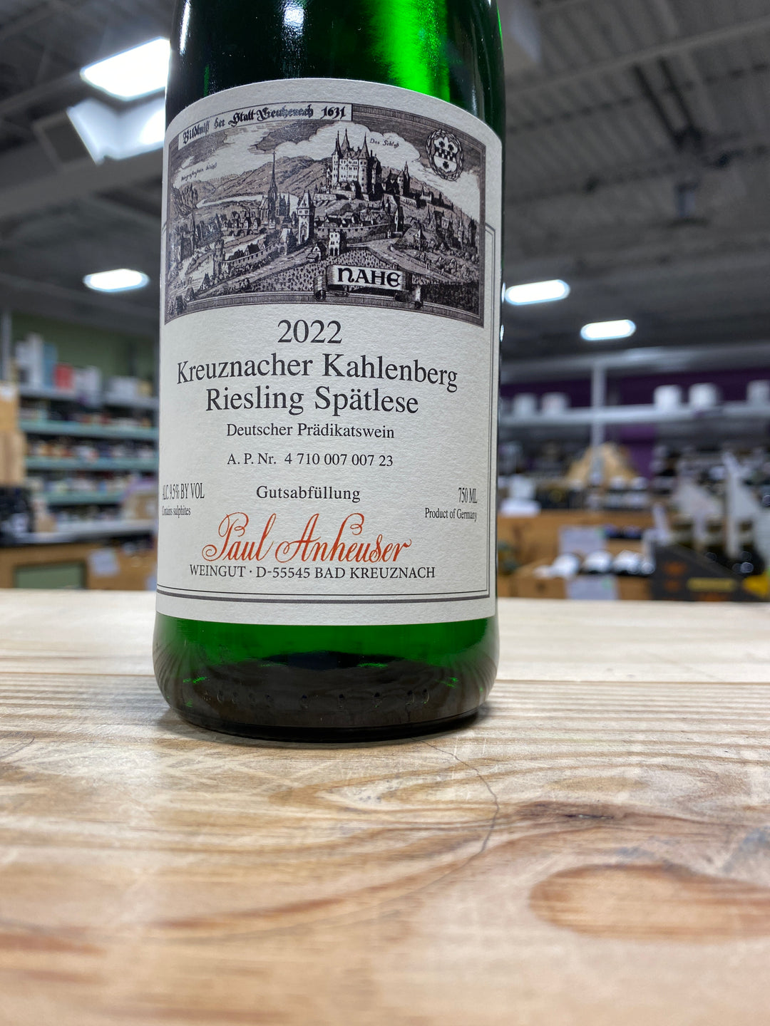 Paul Anheuser Kreuznacher Kahlenberg Riesling Spätlese Nahe, Germany