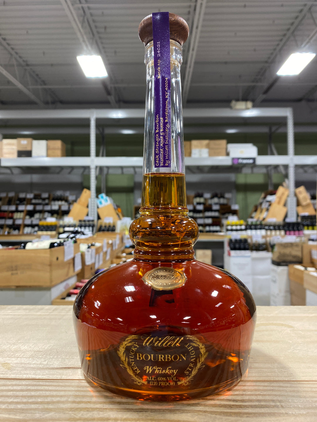 Willett Cask Strength Bourbon Purple 120 Proof