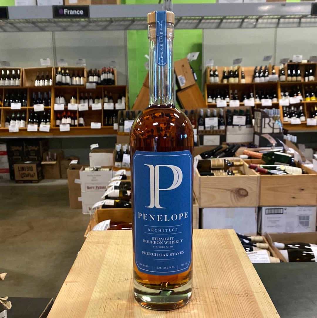 Penelope Bourbon, French Oak Stave Finished Architect Straight Bourbon Whiskey