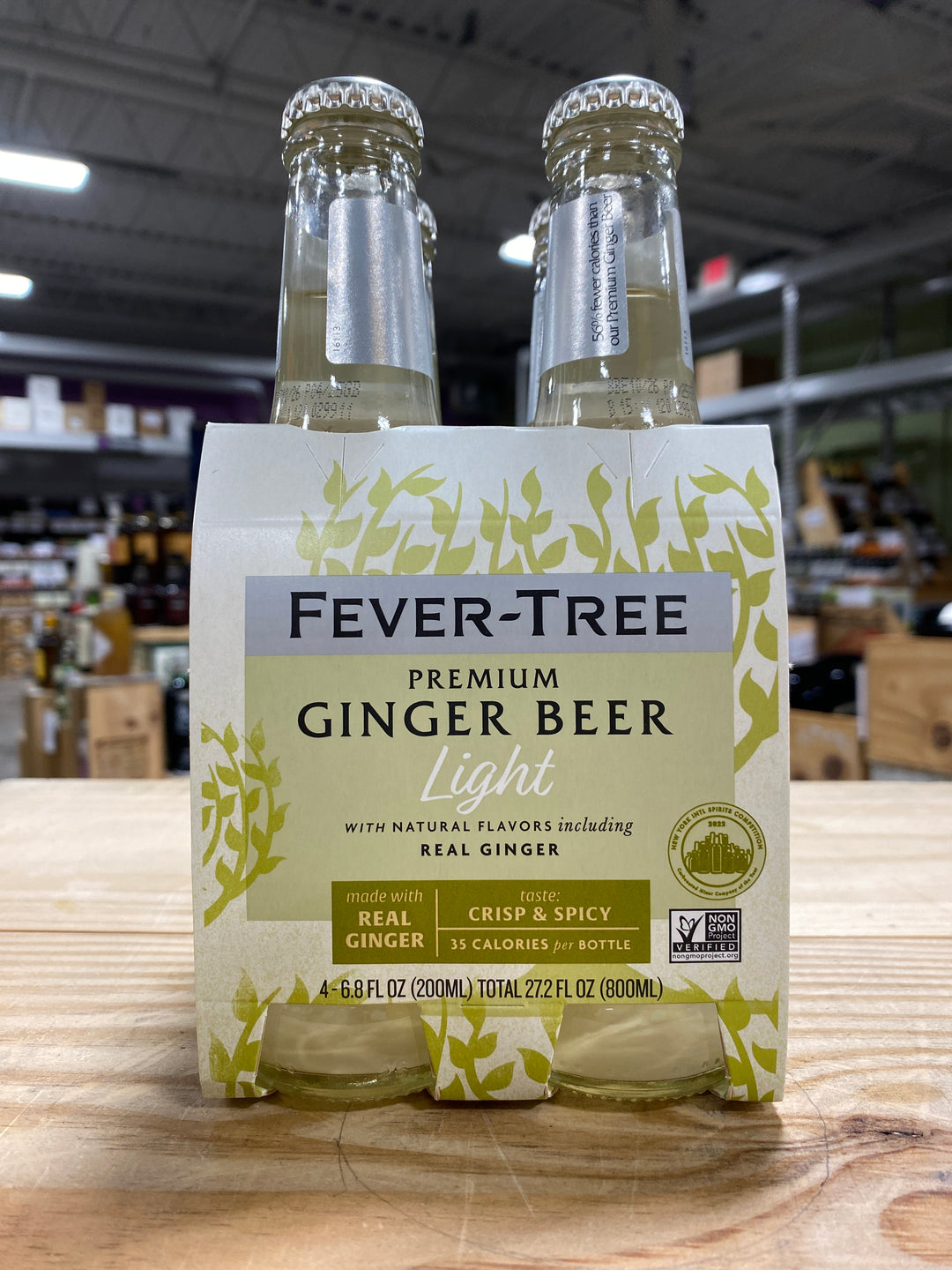 Fever Tree Light Ginger Beer 4 Pk
