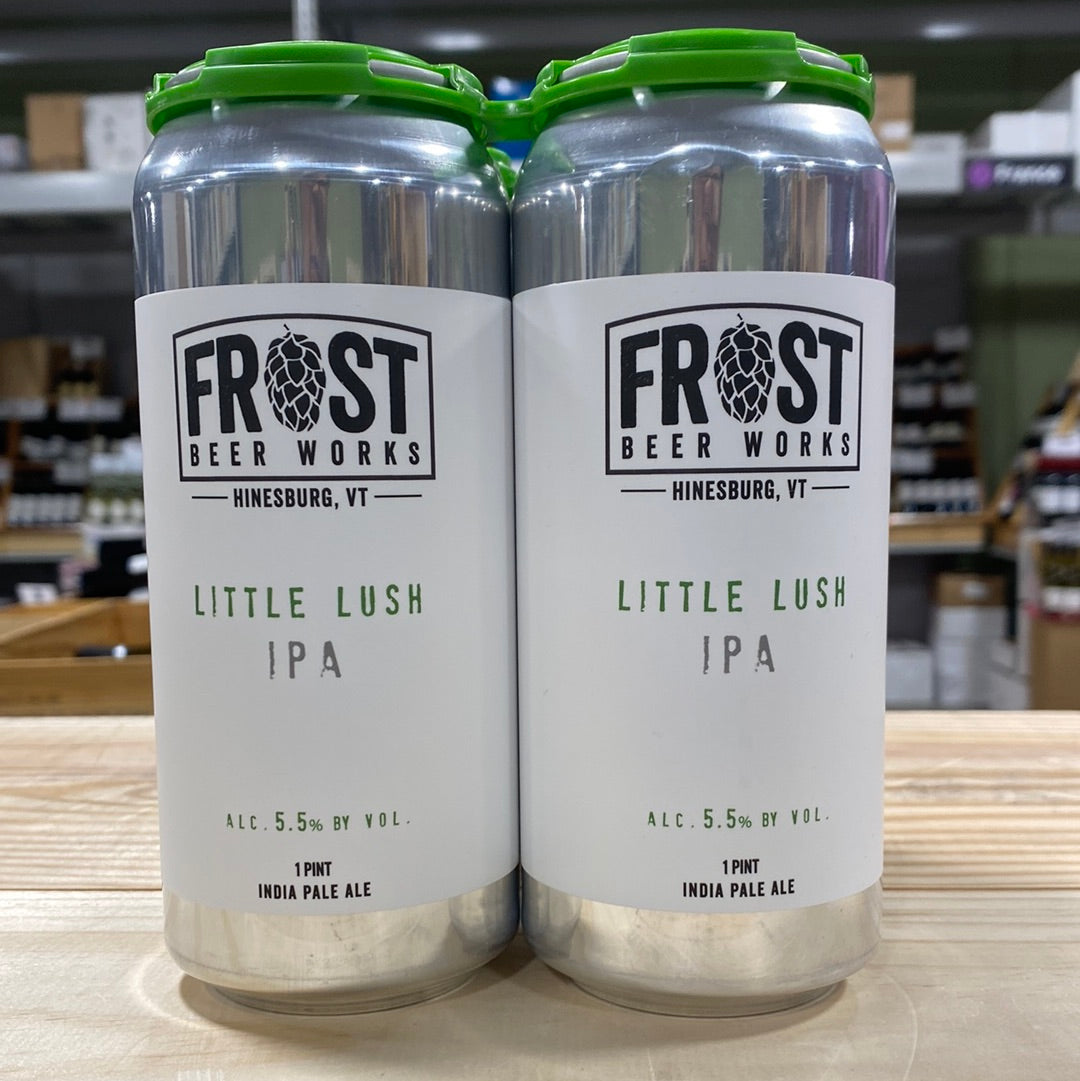 Frost Beer Works Little Lush IPA 16oz 4 Pk Cans