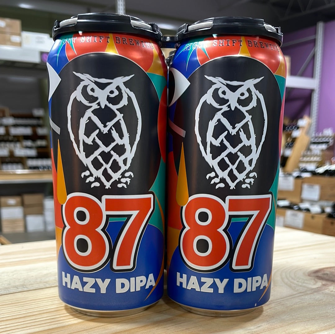 Night Shift "The 87" Double IPA 4pk can 16OZ