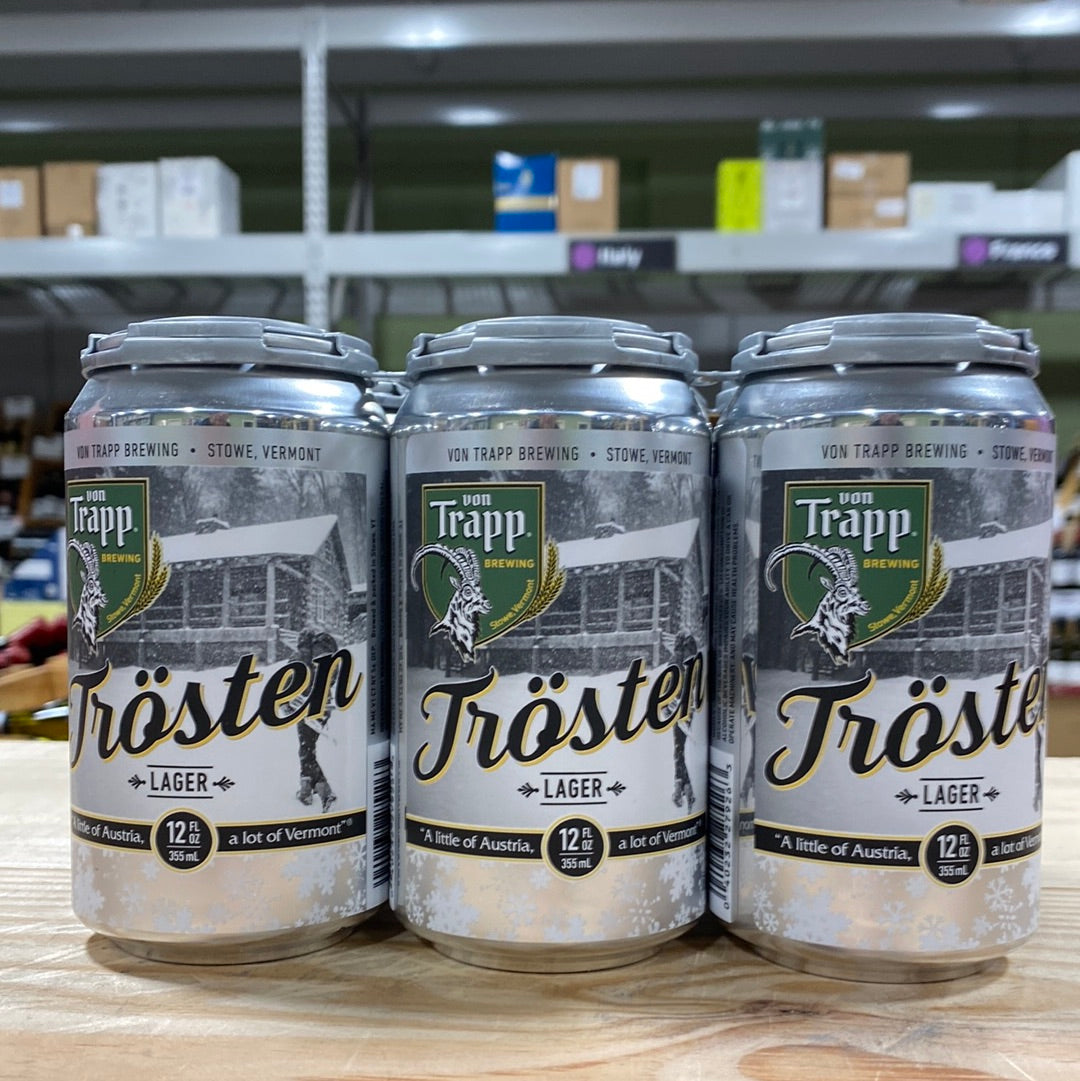 Von Trapp Brewing Trosten Lager 6 Pk Cans
